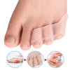 2pcs Transparent Silicone Toe Protectors, Comfortable Toe Coverage, Back To School Supplies, Women's Shoes & Boots Accessories, Suitable For Outdoor, Sports, Travel, Home, Office, School And Other Occasions